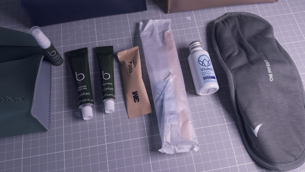 Cathay Pacific Business Class Amenity Kit Content