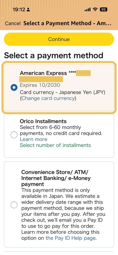 amazon moblie app Set Up Your Amazon Japan Account in 5 Minutes select a payment method